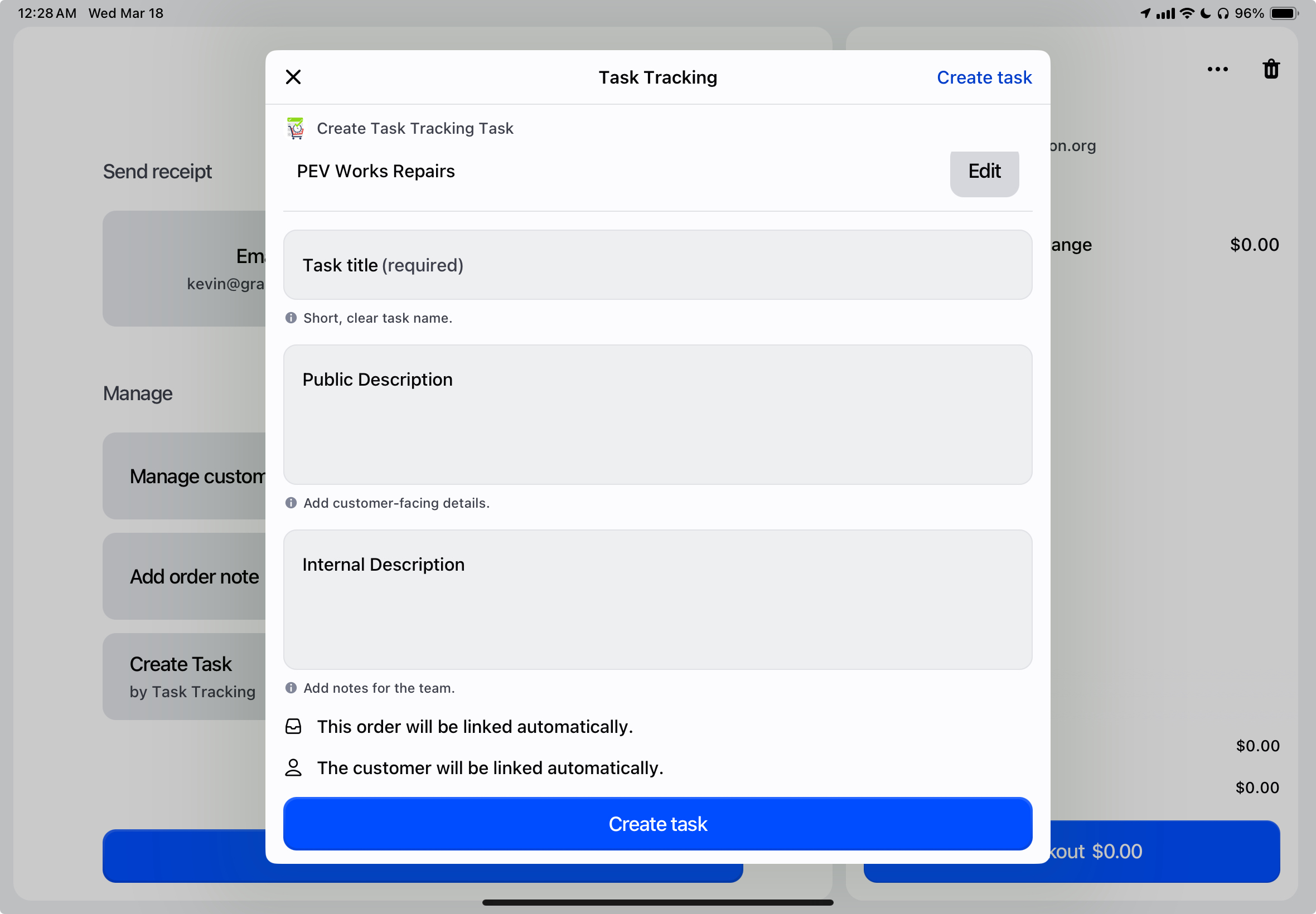 POS Task Tracking App